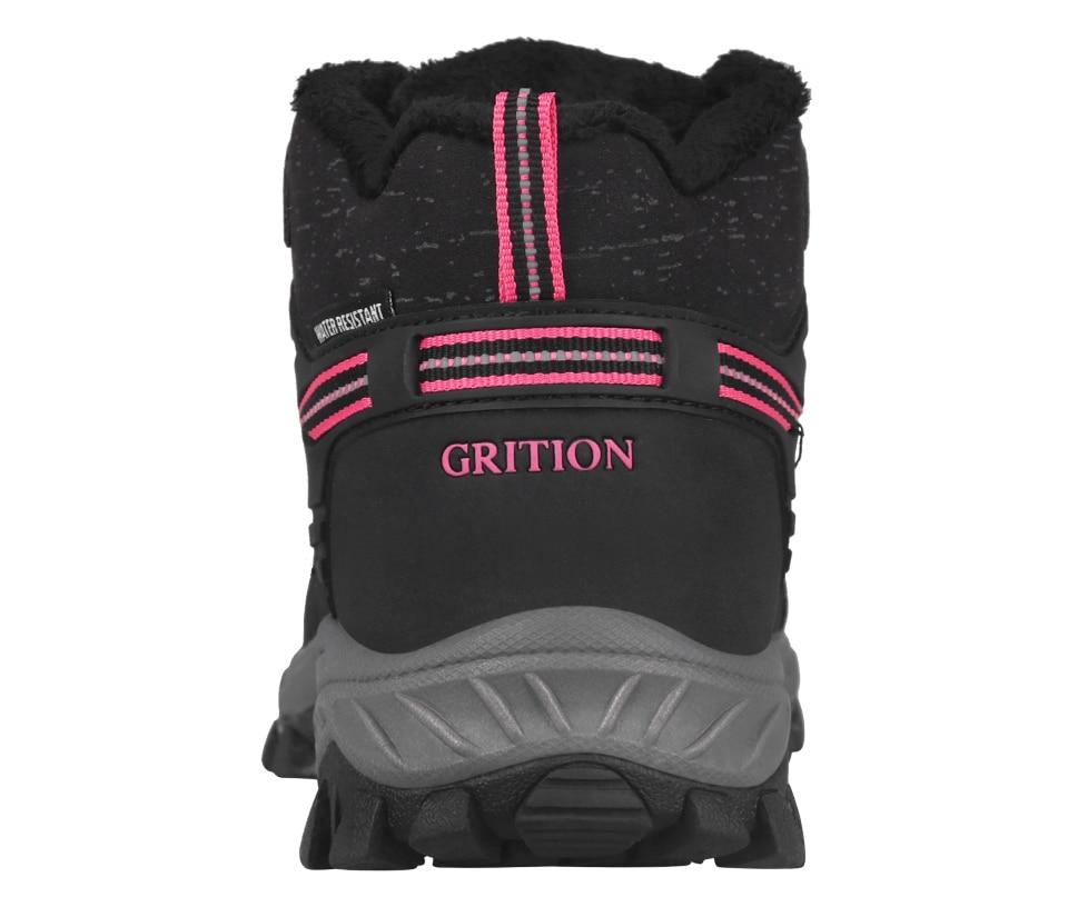 Women Winter Hiking Boots Waterproof Platform Ankle Sports Shoes PU